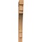 Ekena Millwork Merced Block Smooth Bracket, Western Red Cedar, 3 1/2"W x 28"D x 36"H BKT04X28X36MRC05SWR - alternate 2